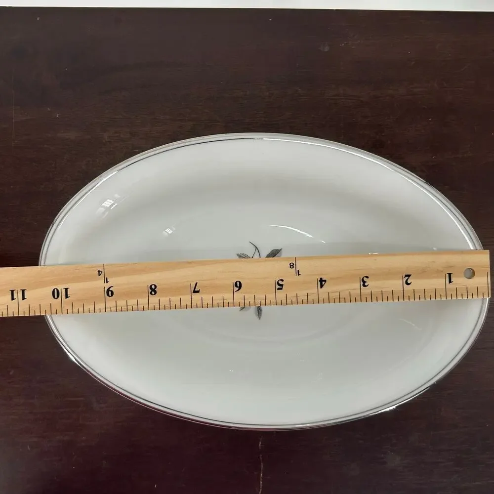 Vintage Noritake Rosales 5790 Oval Vegetable Serving Bowl 10.5